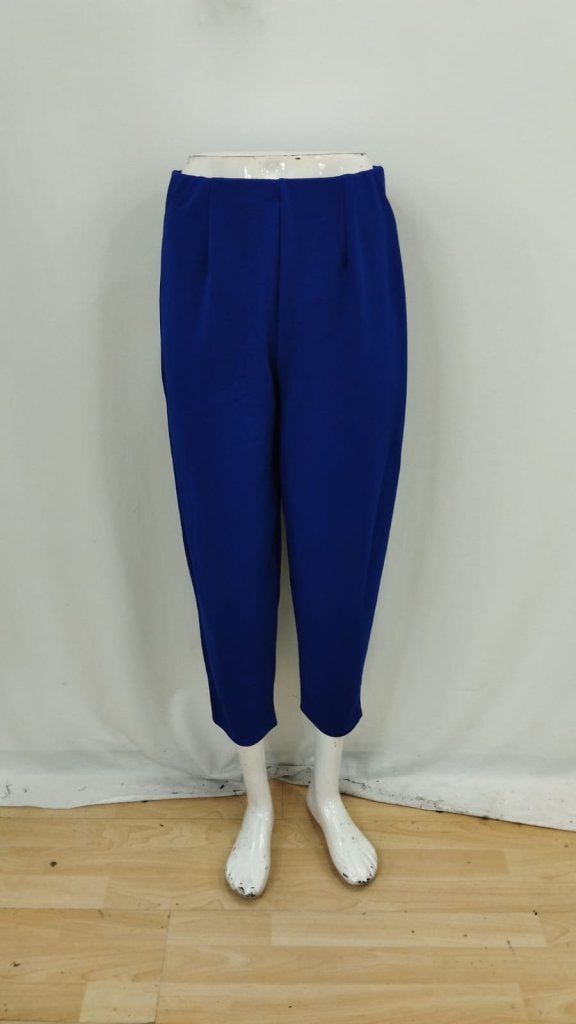 Women's High Waist Crepe Trousers, 27956