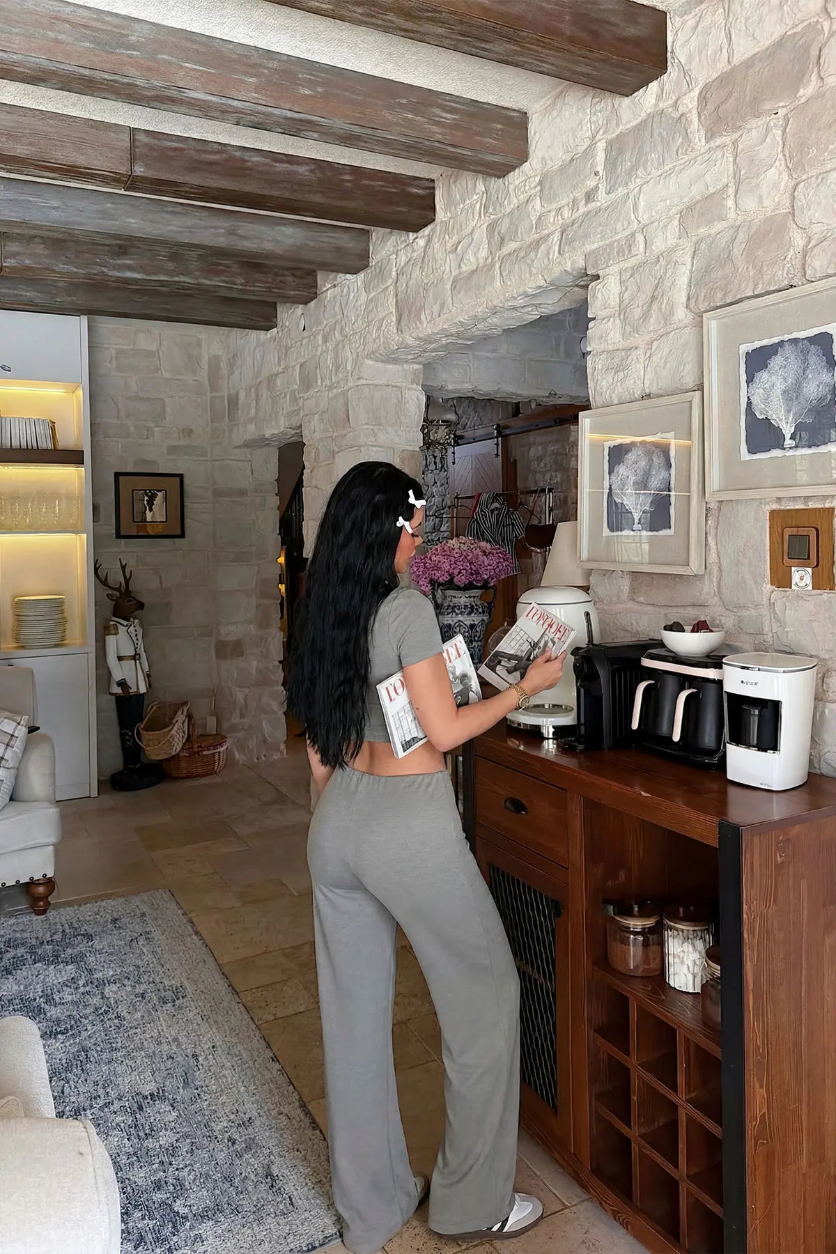 Haki Pantolonlu Takım