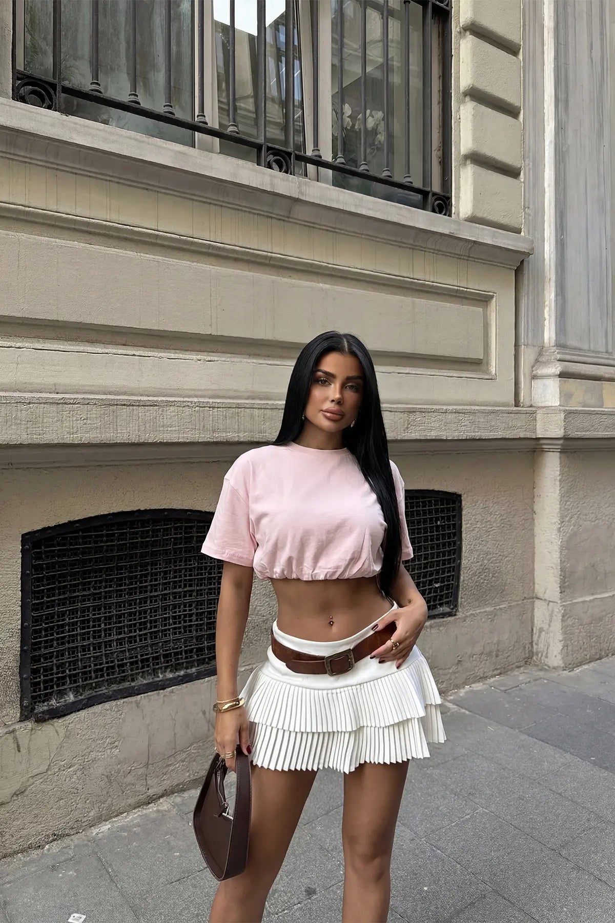 Pudra Basic Crop Top