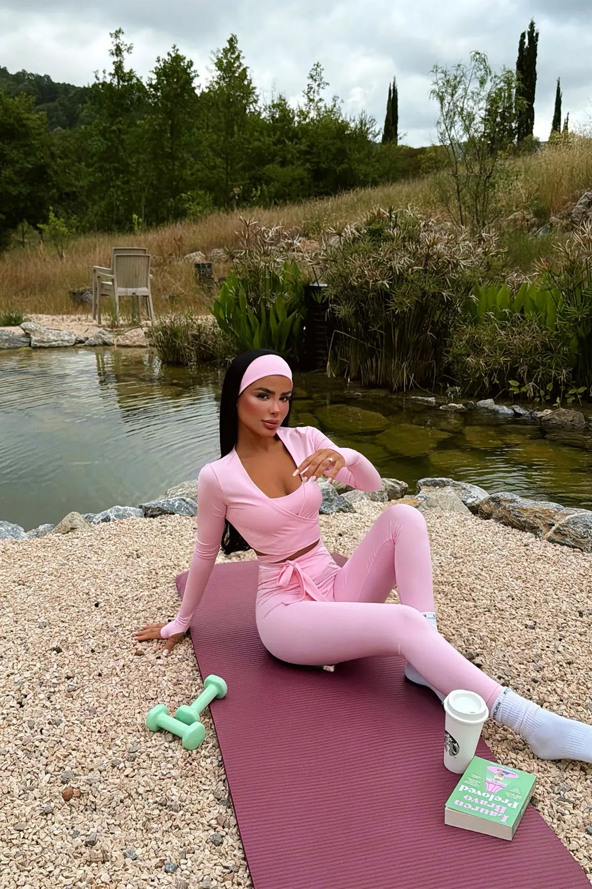 Набор для йоги Pink Elysia из 5 предметов