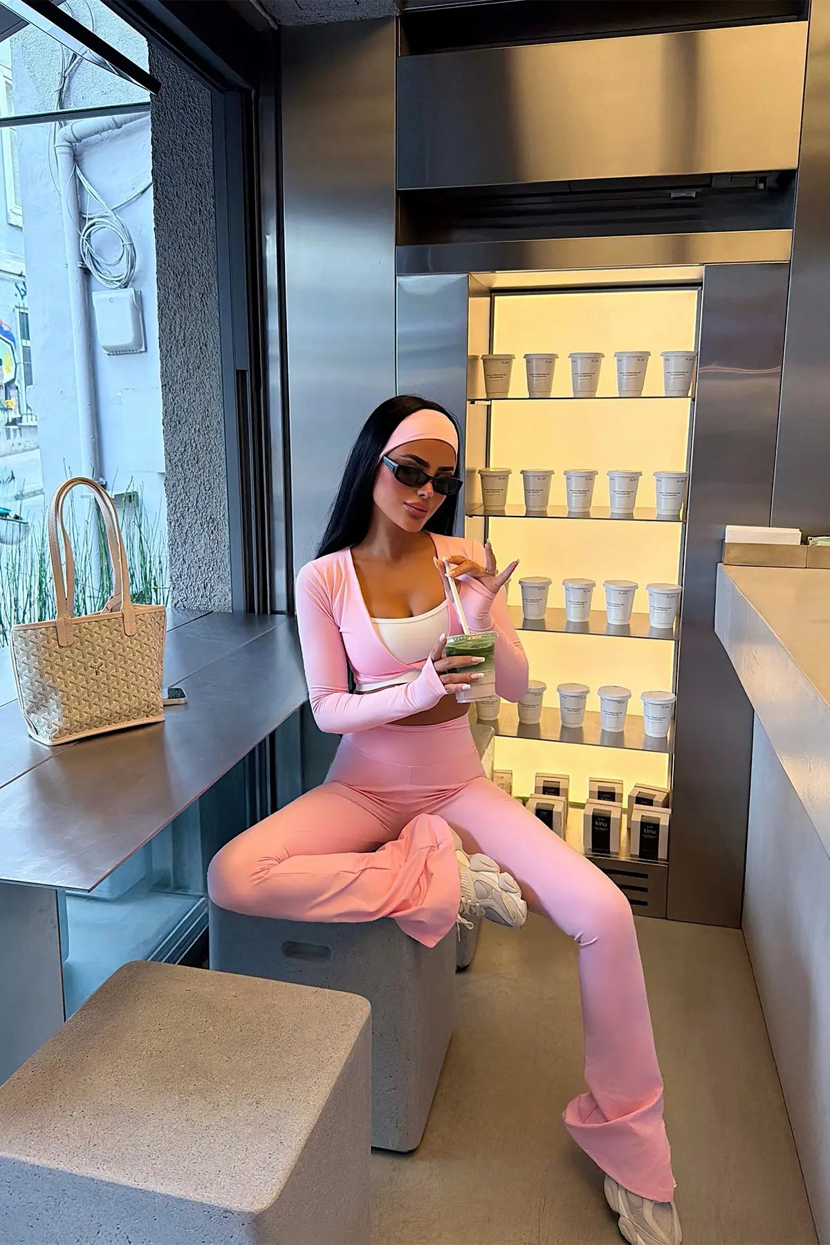 Pembe Harmony 4 lü Yoga Set