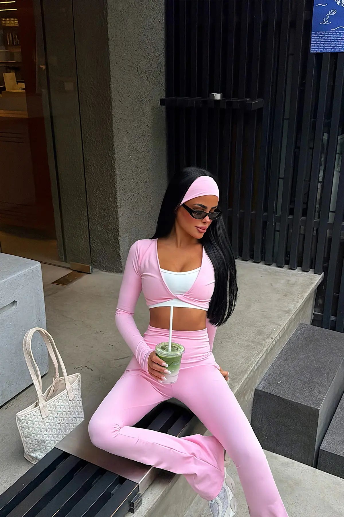 Pembe Harmony 4 lü Yoga Set