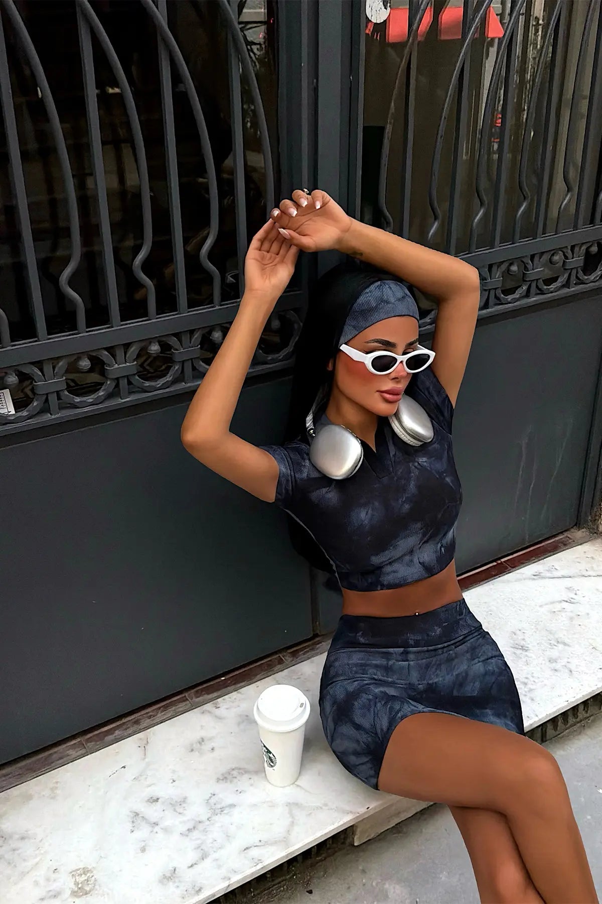 Lacivert  Elevate 4 lü Yoga Set