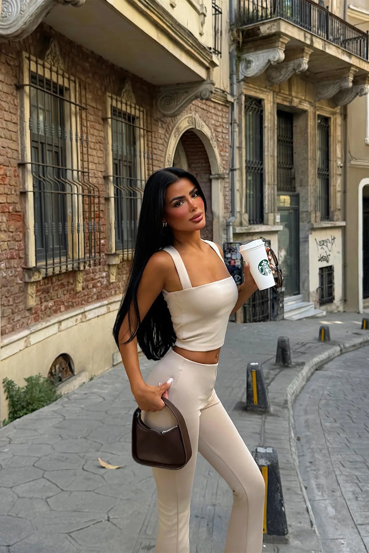 Bej Solis 2 li Yoga Set