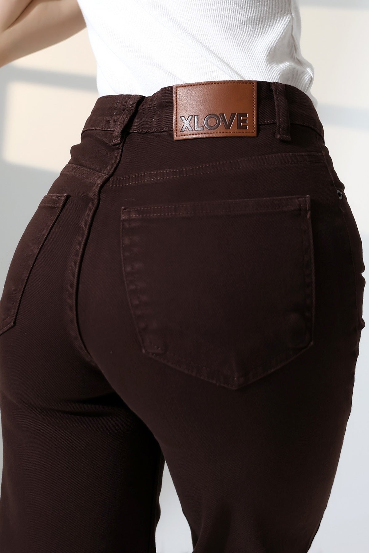 Çımalı Kot Pantolon 7163 - Kahverengi - (27-32) - 2