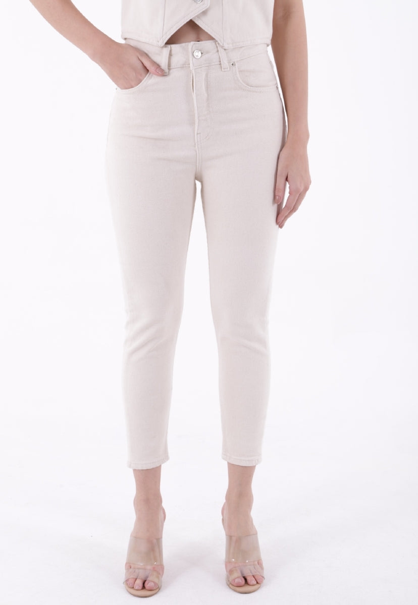 Kısa Boy Skinny Kot Pantolon 810 - Naturel - (28-33) - 2