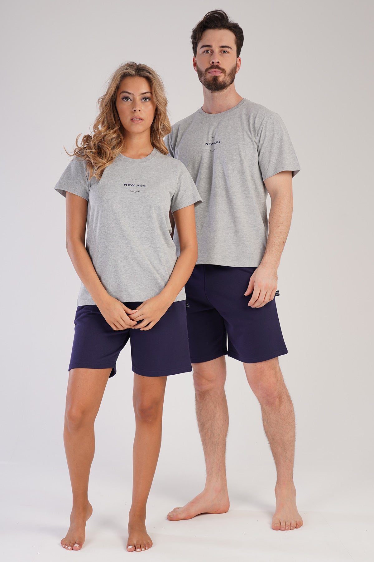 KADIN P.SUPREM/3IPLIK O YAKA KISA KOL CEPLI SORT TAKIM