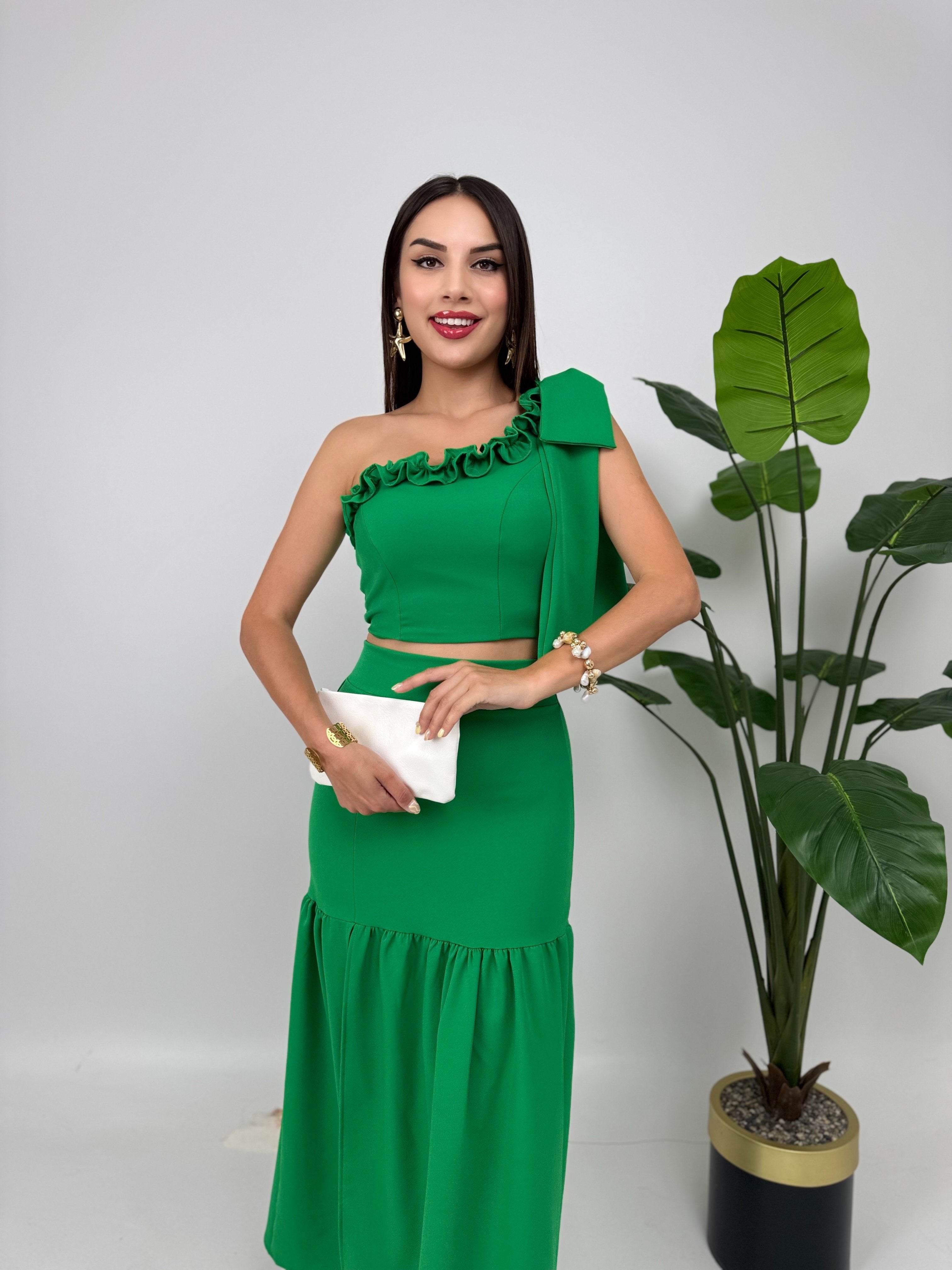 3011 GOĞUS FIRDILI ELBİSE