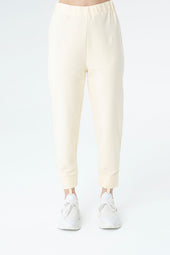 Kadın Ribana Detaylı Eşofman Altı - 30189PNT - BEIGE