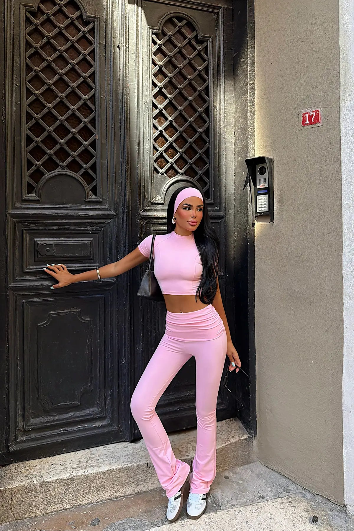 Pembe Minuya 4 lü Yoga Set
