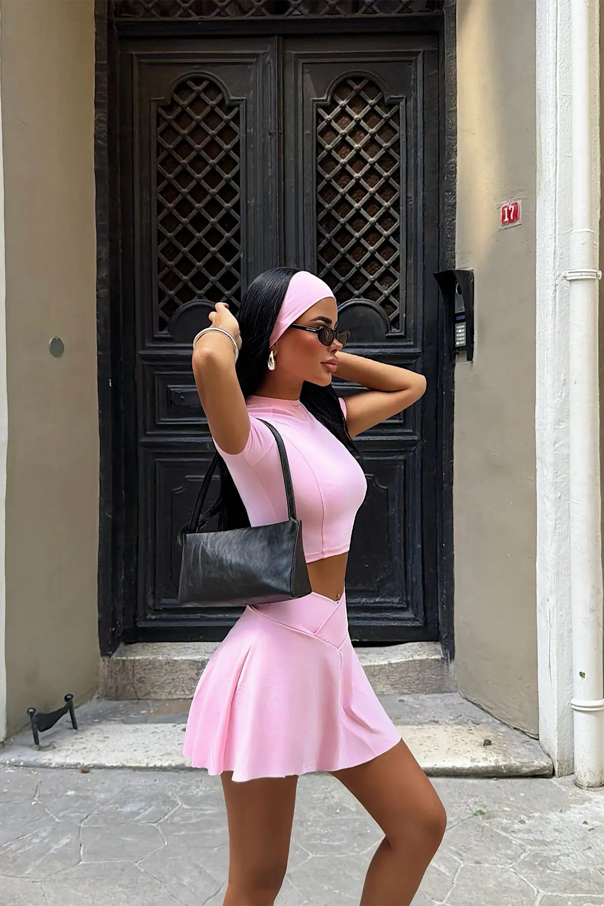 Pembe Minuya 4 lü Yoga Set