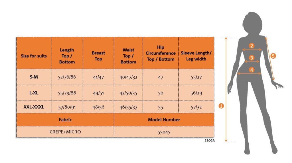 Kadın Uzun Kollu Krep üçlü Takım, 37564