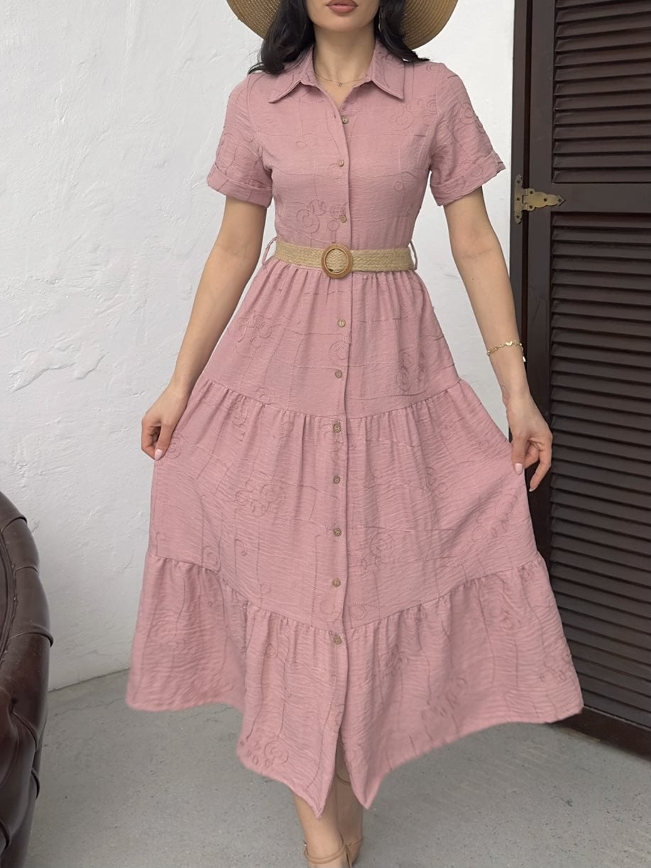 3043 BELTED DRESS