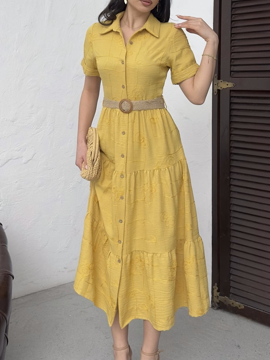 3043 BELTED DRESS