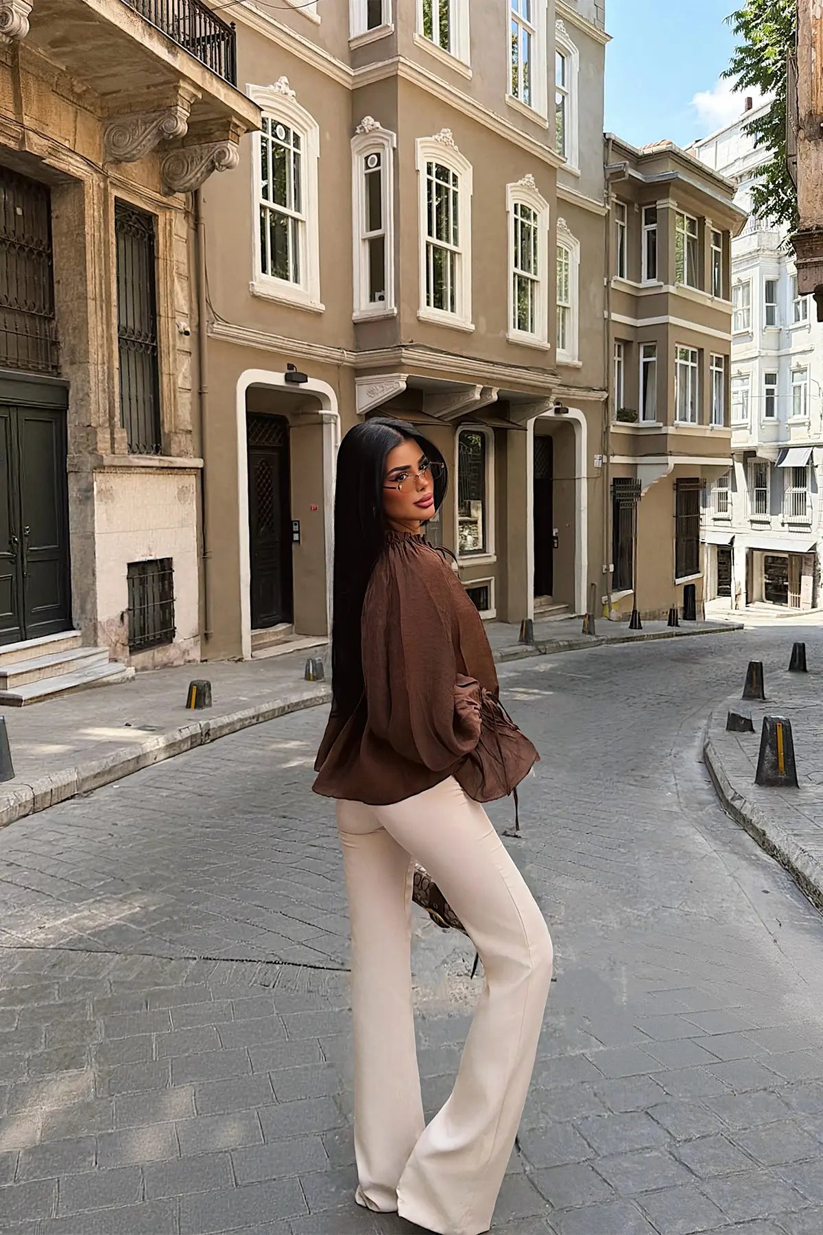 Acı Kahverengi Gite Bluz