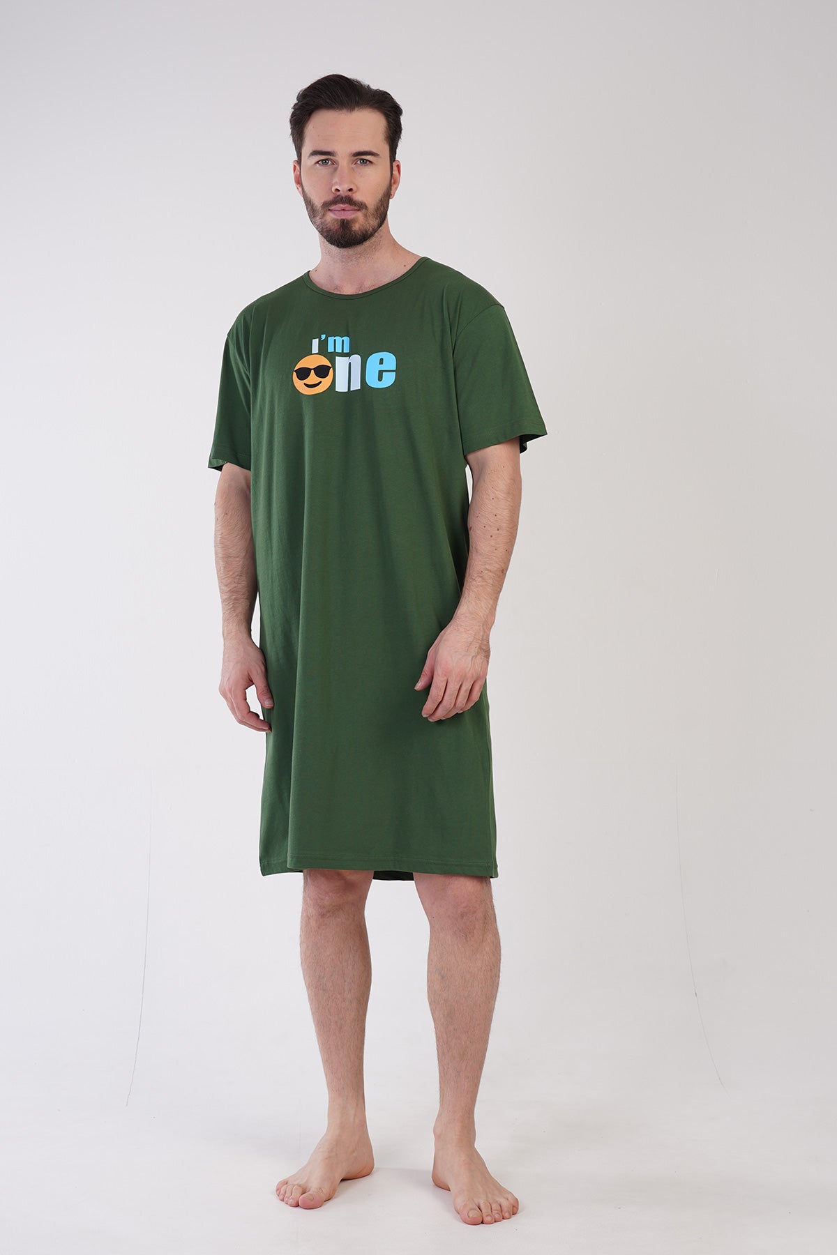 ERKEK P.SUPREM XXL O YAKA KISA KOL TUNIK - HAKI001
