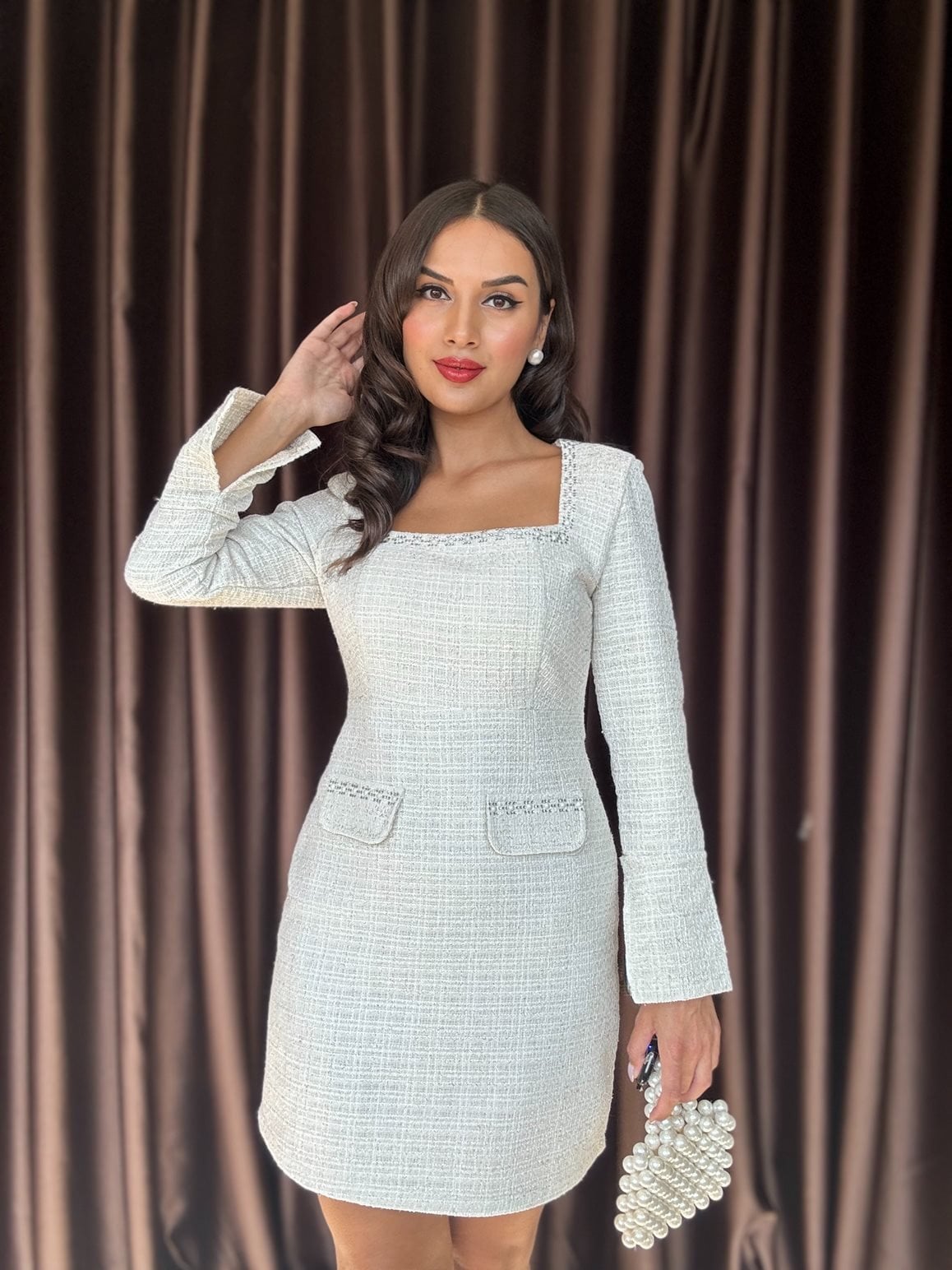 3051 BEJEWELED DRESS
