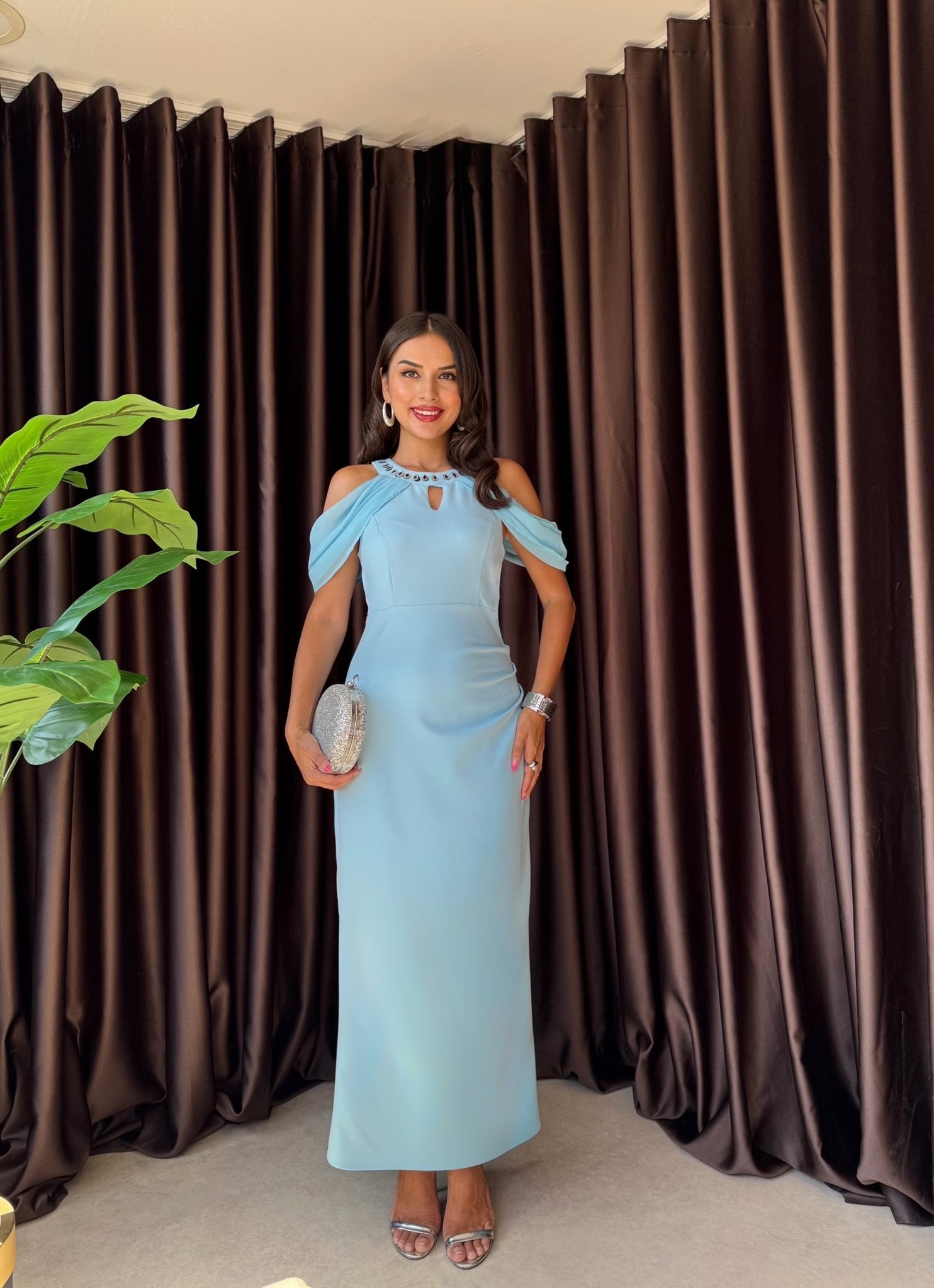 3052 OFF SHOULDER DRESS