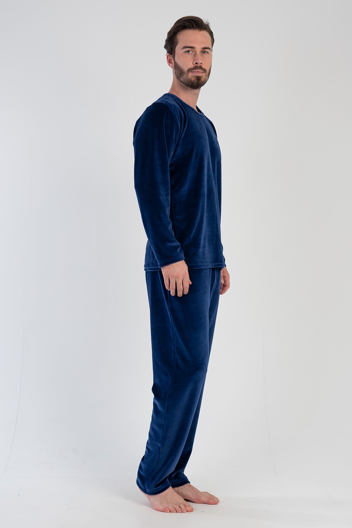 Man Velvet Indigo Pyjama Set