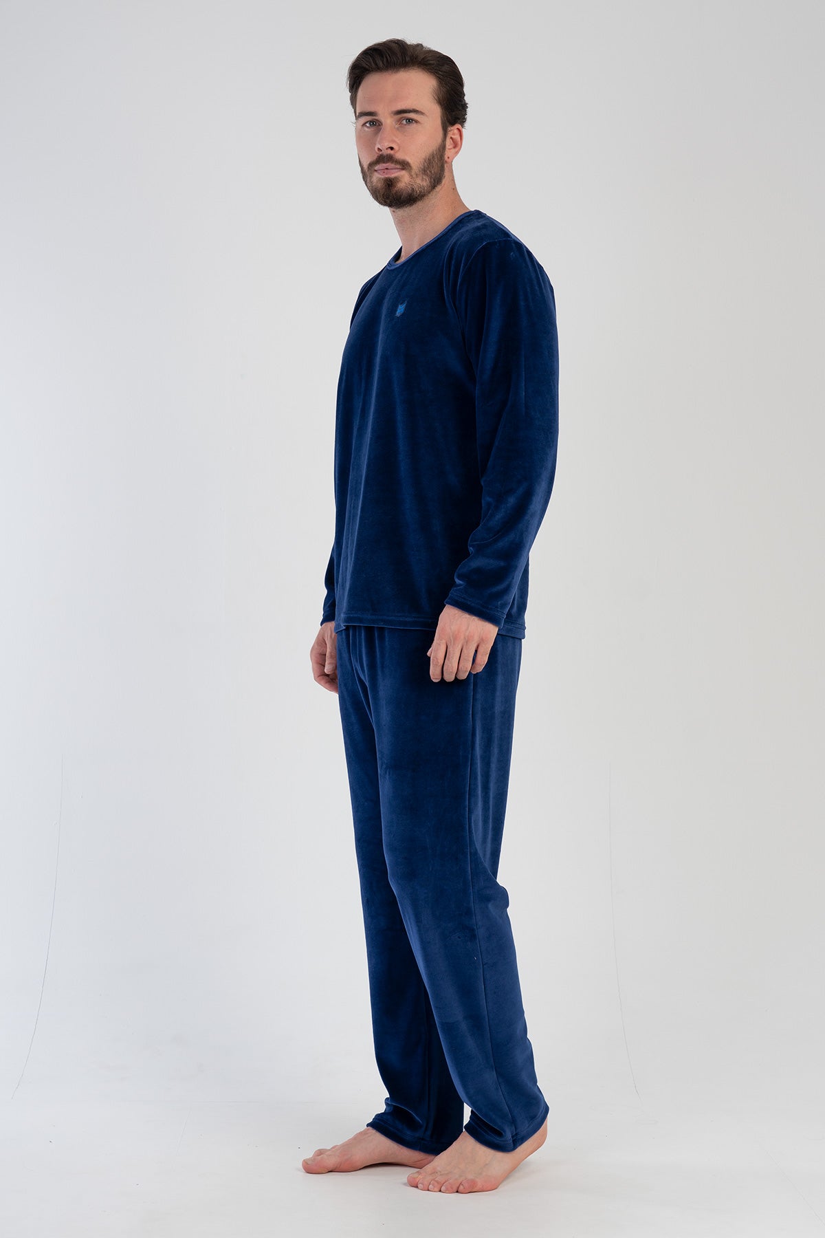 Man Velvet Indigo Pyjama Set