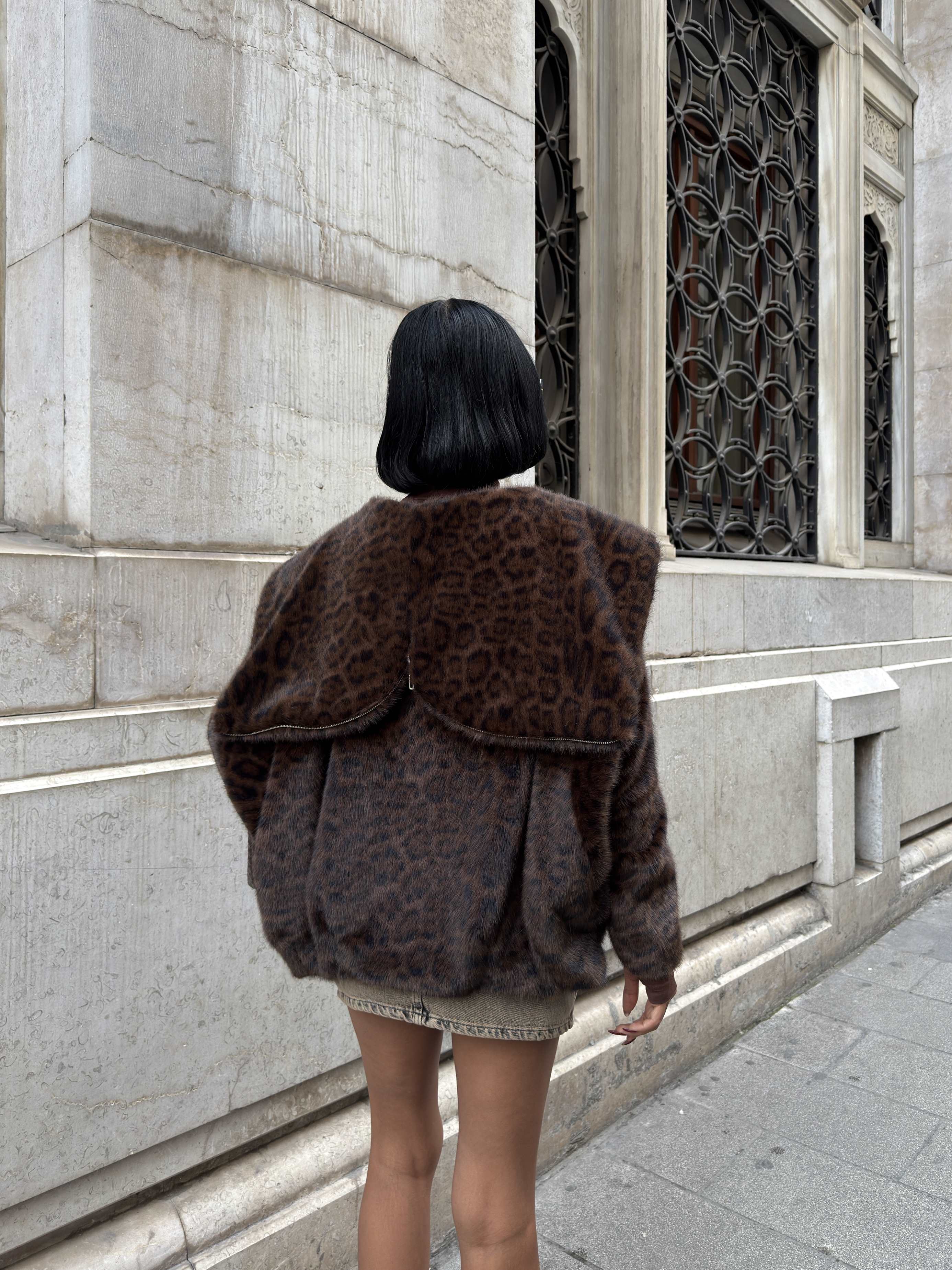 3098 HOODED LEOPARD FUR
