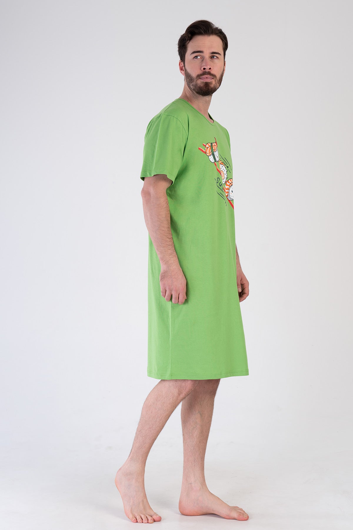ERKEK P.SUPREM XXL O YAKA KISA KOL TUNIK - FOREST SHADE