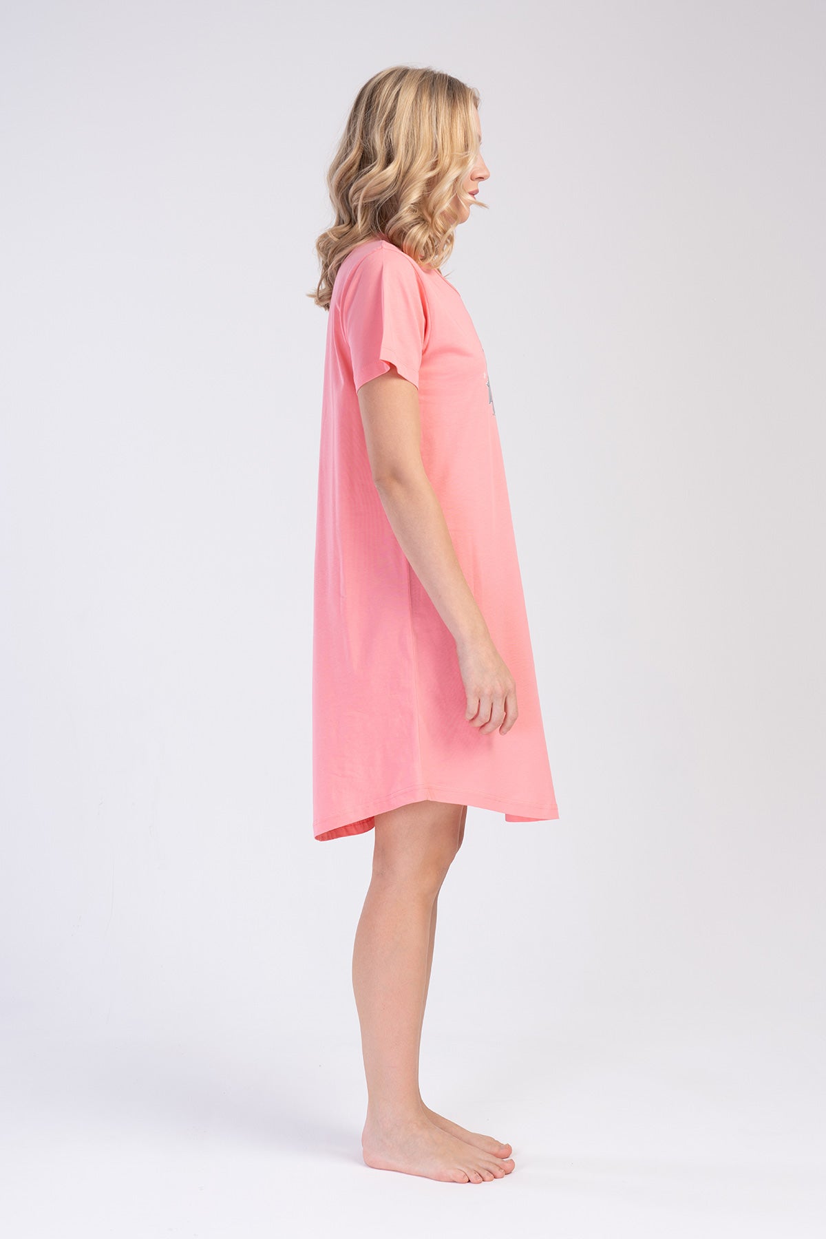 KADIN P.SUPREM O YAKA KISA KOL ETEGI OVAL TUNIK