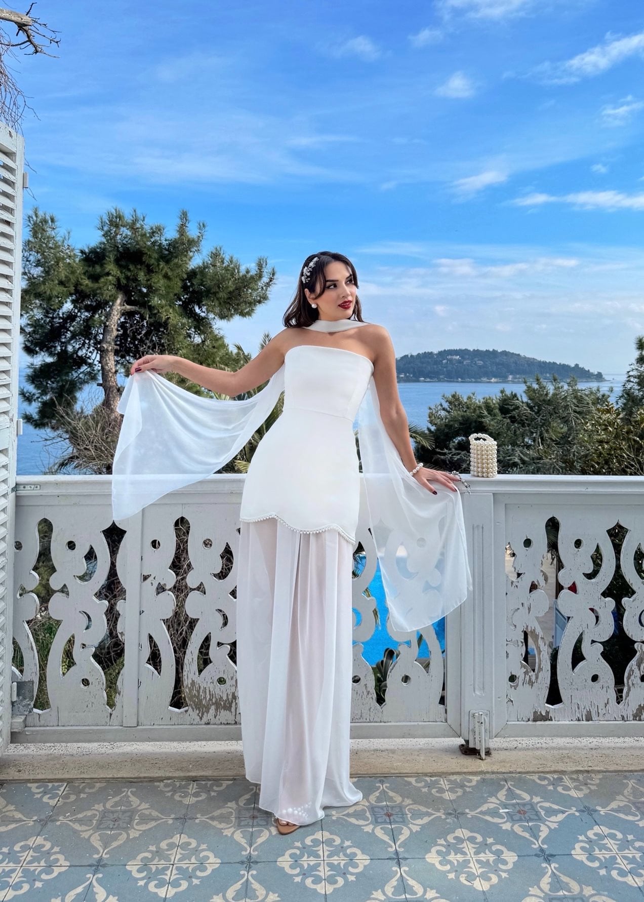 3125 ŞİFON ELBİSE