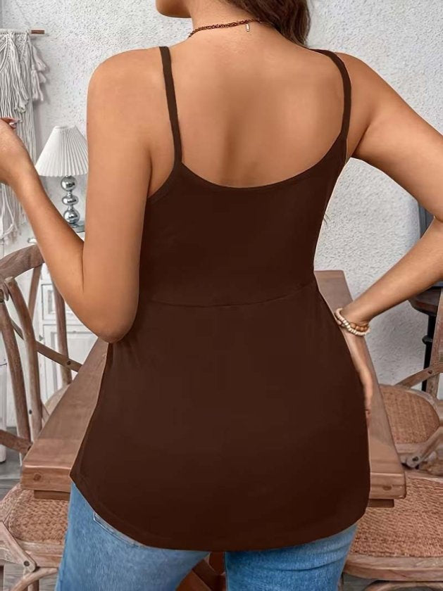 Kadın önden çapraz Askılı Uzun Vıskon Bluz, 36640
