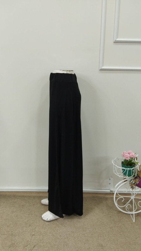 Women's High Waisted Side Slit Long Sandy Skirt, 33007