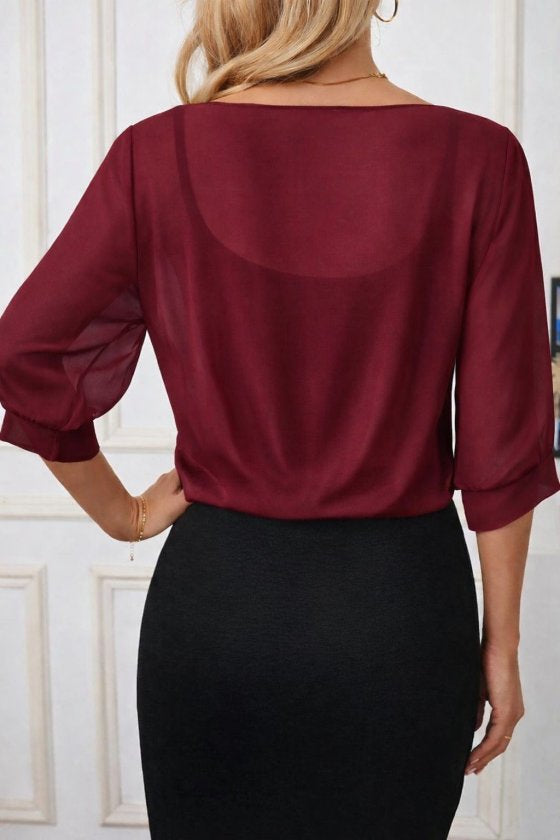 Kadın Fakir Kollu önden Bağlamalı Kısa şifon Bolero Ceket, 35875