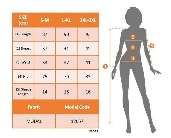 Kadın Kısa Kollu V Yakalı Kısa Modal Elbise, 37667