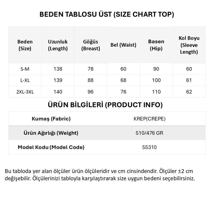 Kadın Uzun Kollu Kalp Yaka Detaylı Beli Büzgülü Derin Yırtmaç Detaylı Uzun Janjan Krep Elbise, 38427