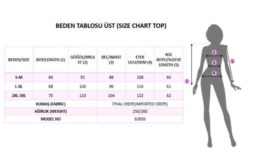 Kadın Uzun Kollu Yakalı Düğmeli Ithal Krep Bluz, 38516
