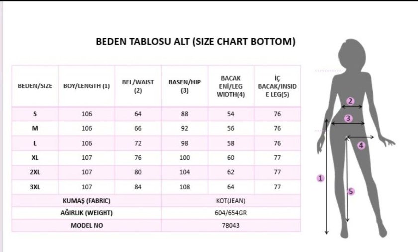 Kadın Yüksel Bel Cepli Kot Pantolon, 38591