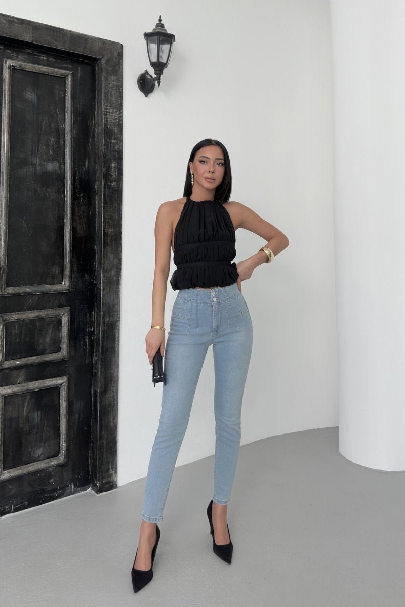 Pensli Skinny Kot Pantolon 7053