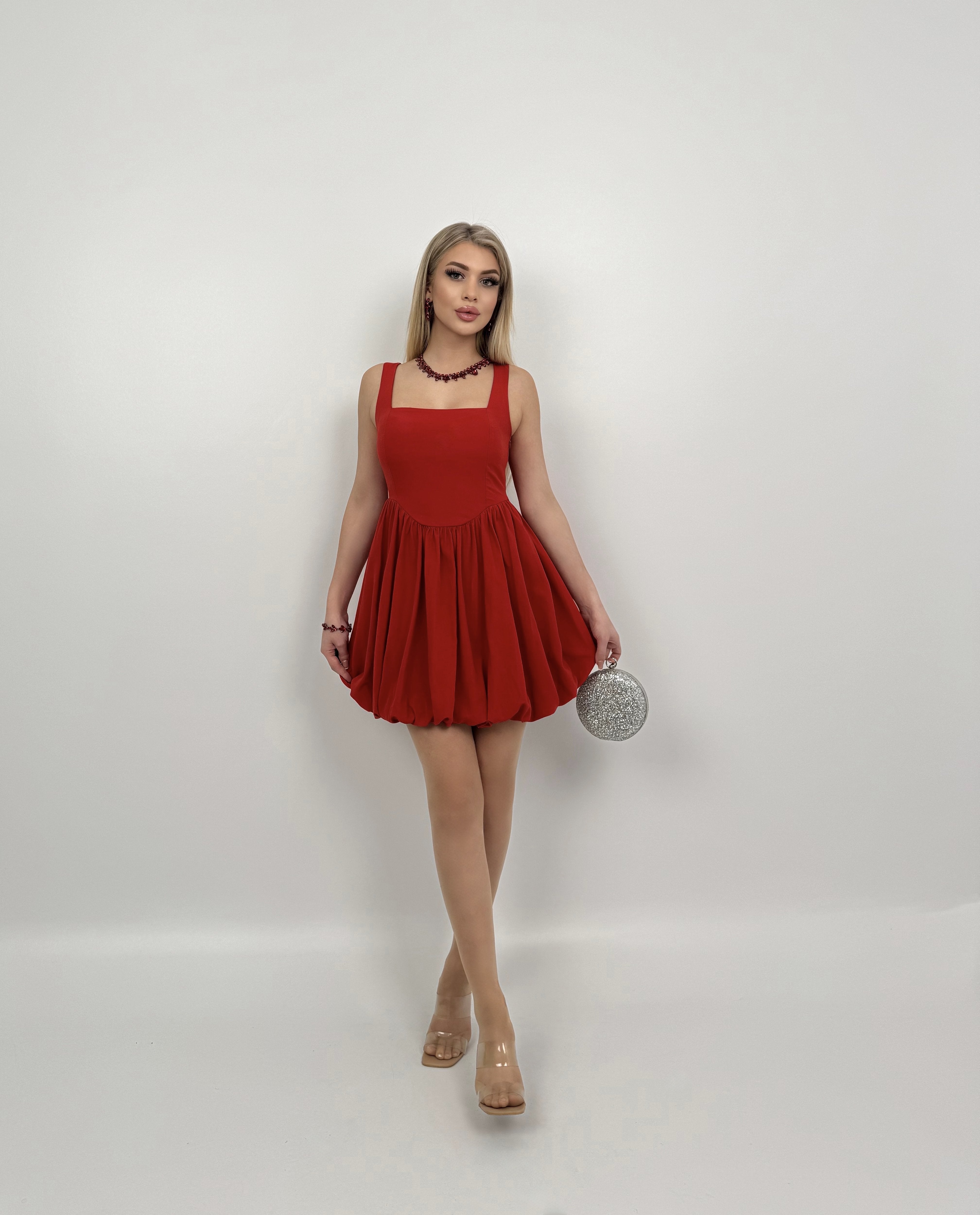 4003 TERİKOTON GİPELİ BALON ELBİSE