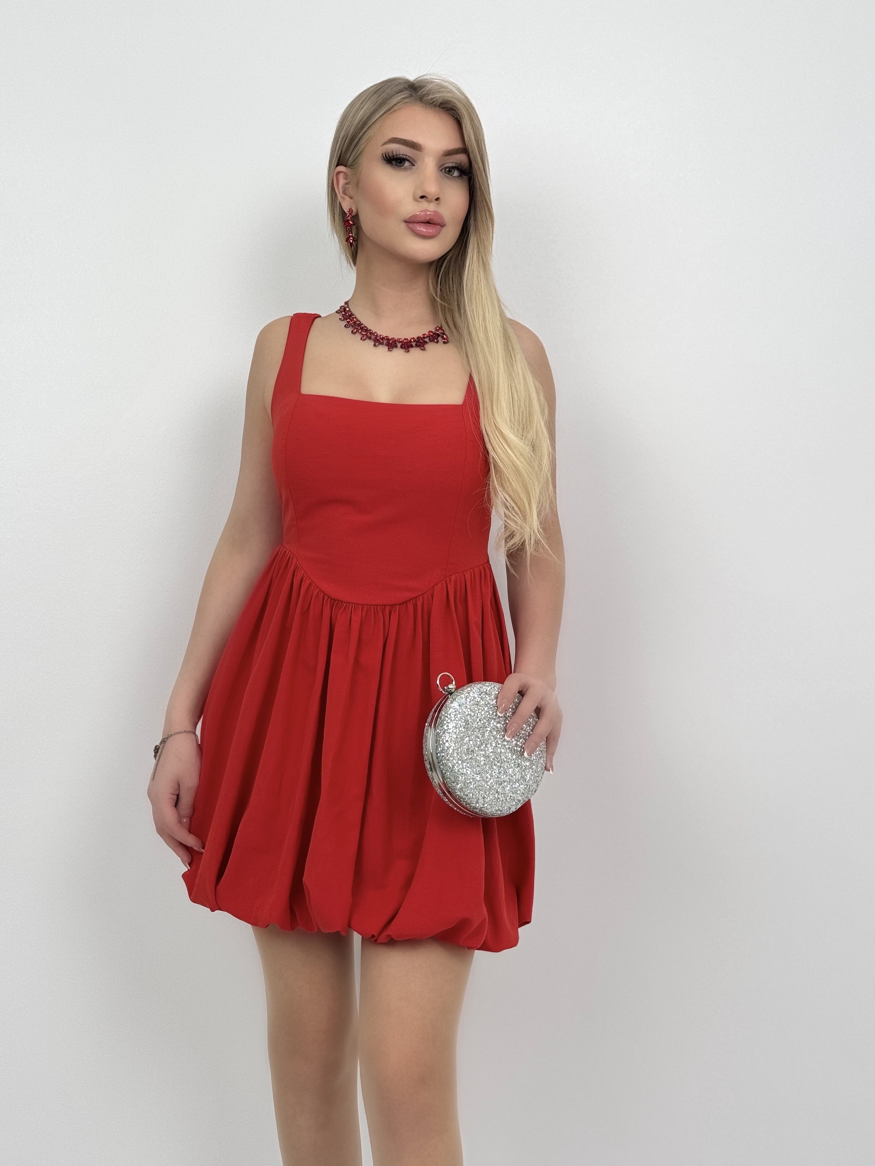4003 TERİKOTON GİPELİ BALON ELBİSE