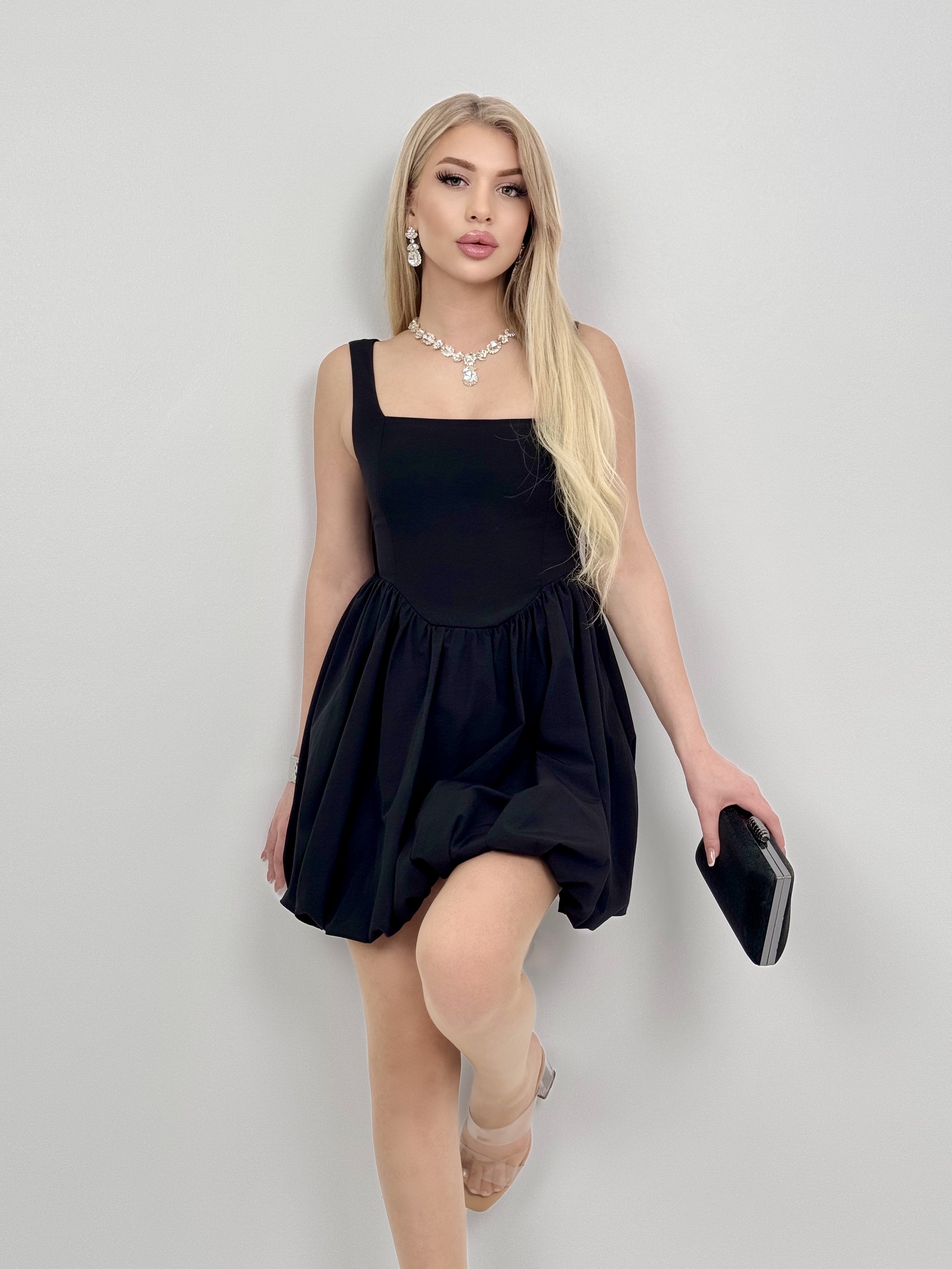 4003 TERİKOTON GİPELİ BALON ELBİSE
