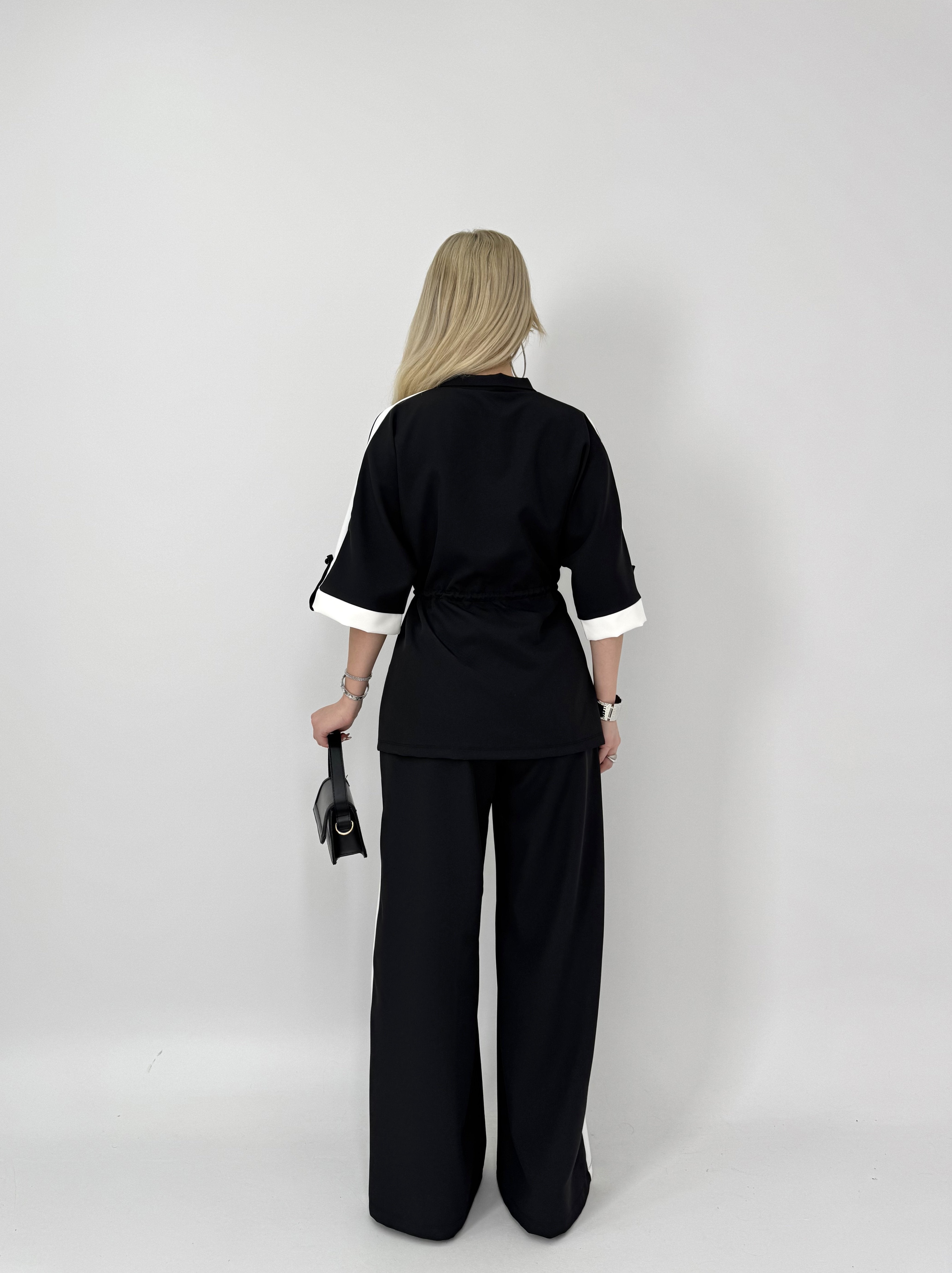 4025 GARNİ DETAYLI PANT. SALAŞ SPOR TAKIM