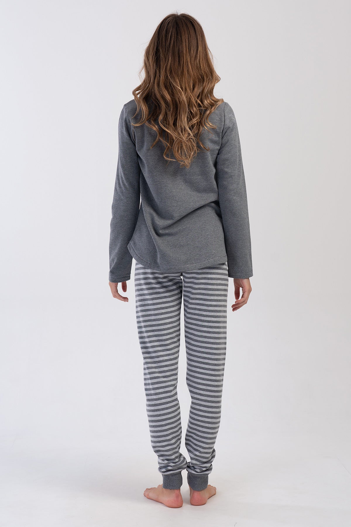 Woman Shiny Two Yarn Pyjama Set