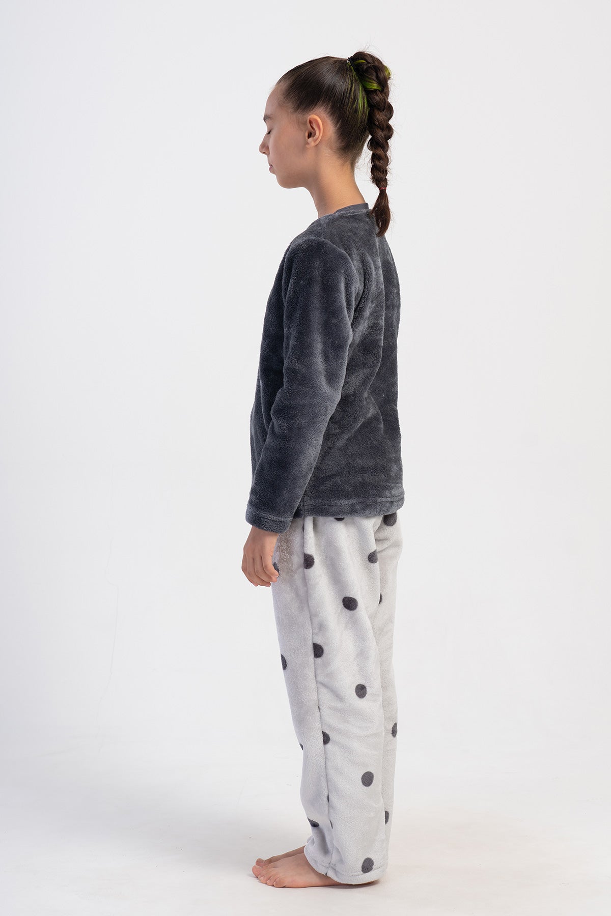 KIZ COCUK SOFT O YAKA UZUN KOL ETEGI OVAL CEPLI PIJAMA TAKIM(7-8/15-16)