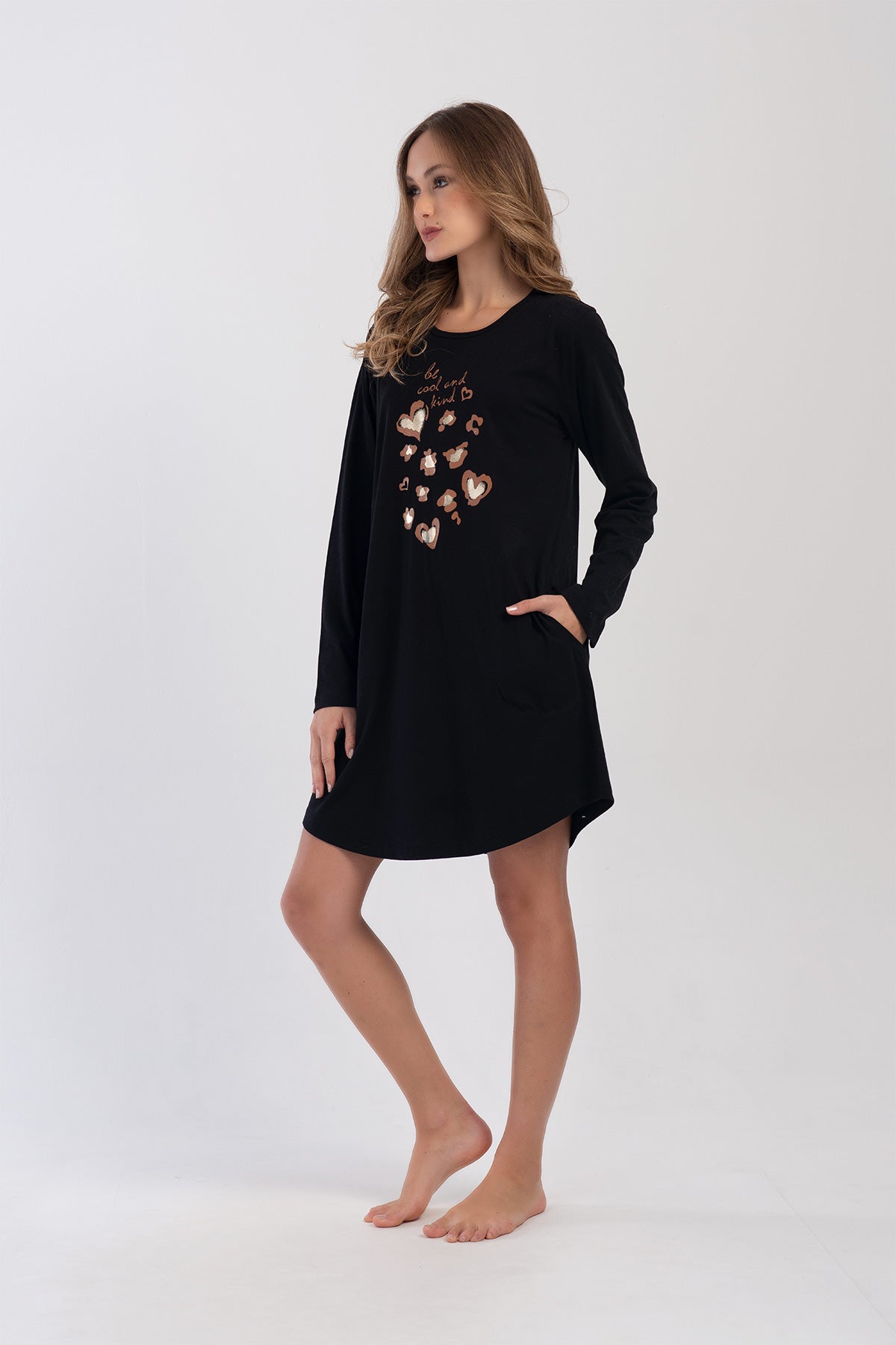 KADIN P.SUPREM BATTAL XXL O YAKA UZUN KOL ETEGI OVAL CEPLI TUNIK