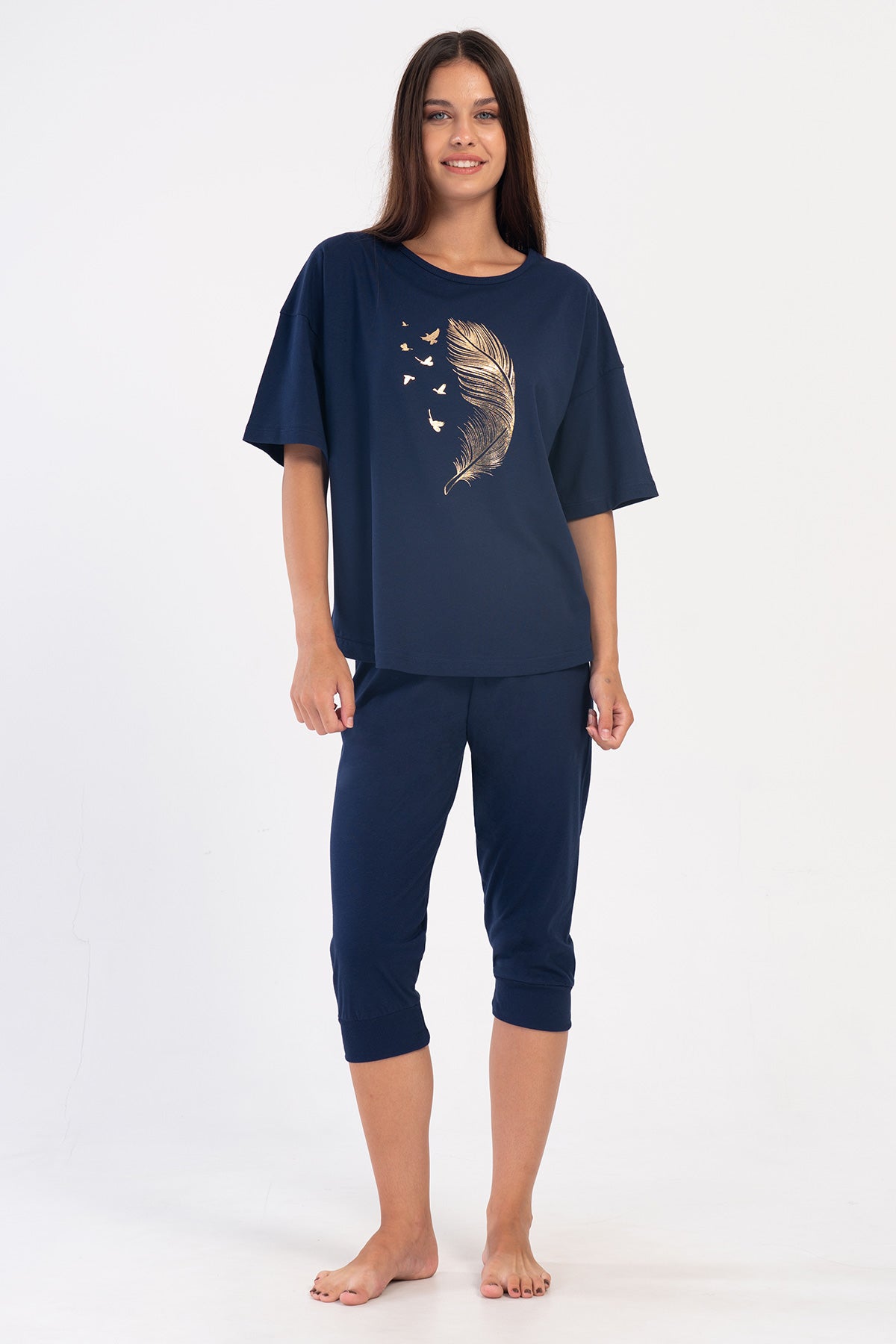 Woman Supreme Sparkl Big Size Capr iSet