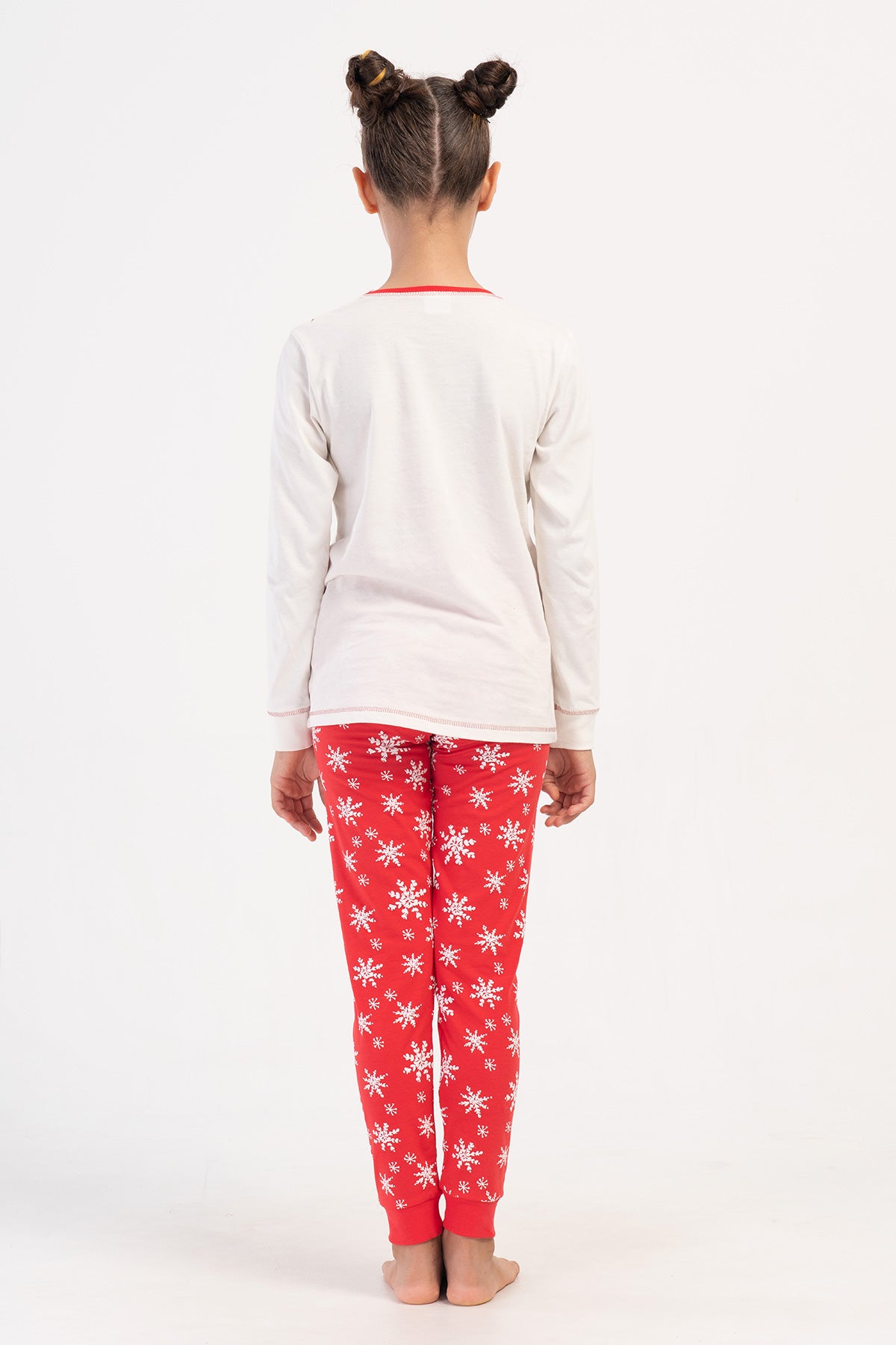 KIZ COCUK LYC SUPREM O YAKA UZUN KOL MANSETLI PIJAMA TK(7-8/15-16)