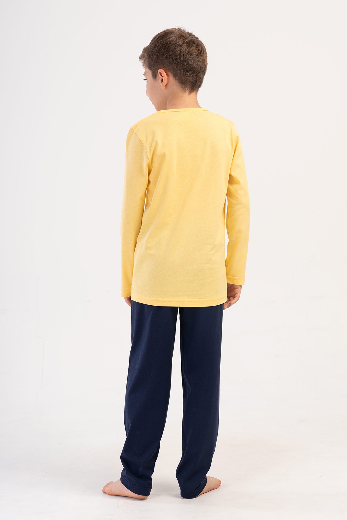 ERKEK COCUK P.SUPREM O YAKA UZUN KOL PIJAMA TAKIM(9/10-15/16)