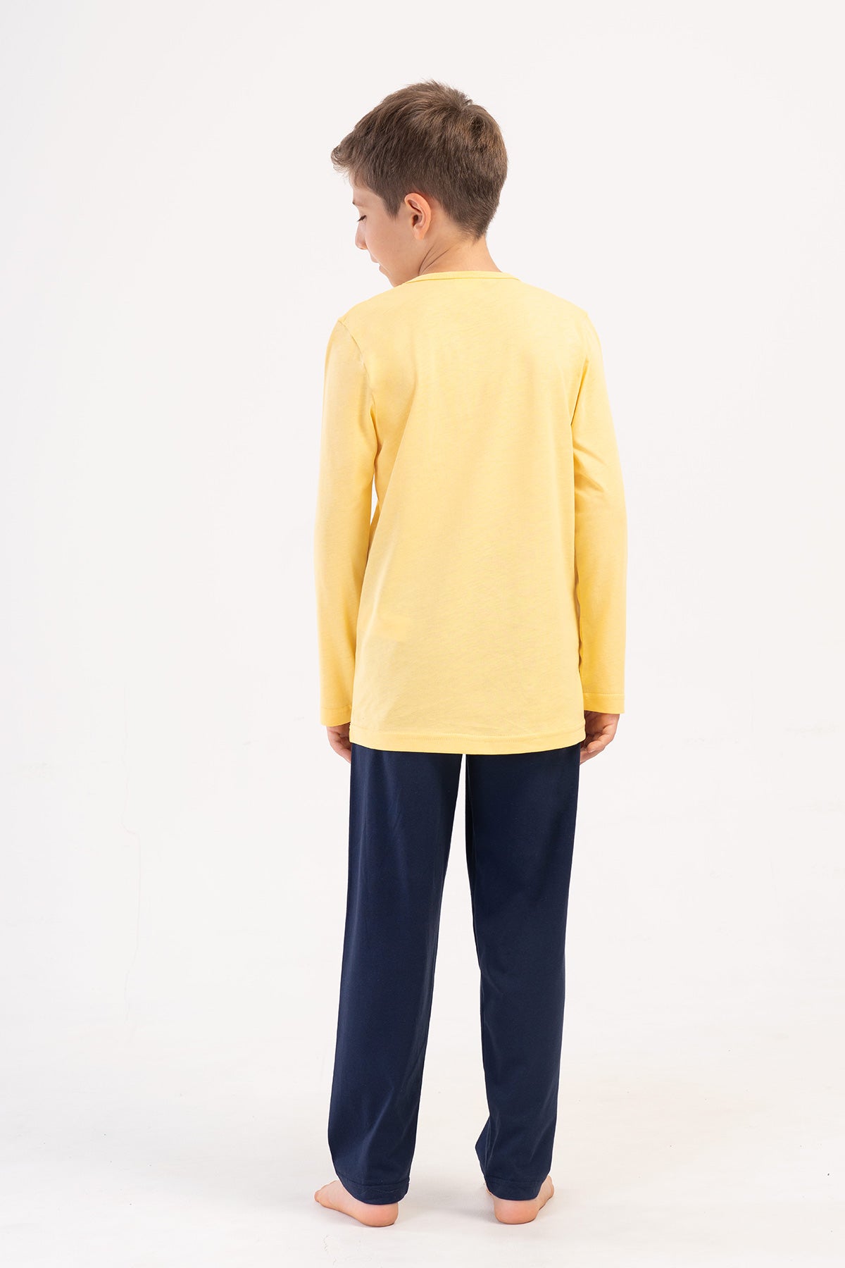 ERKEK COCUK P.SUPREM O YAKA UZUN KOL PIJAMA TAKIM(3-4/7-8)