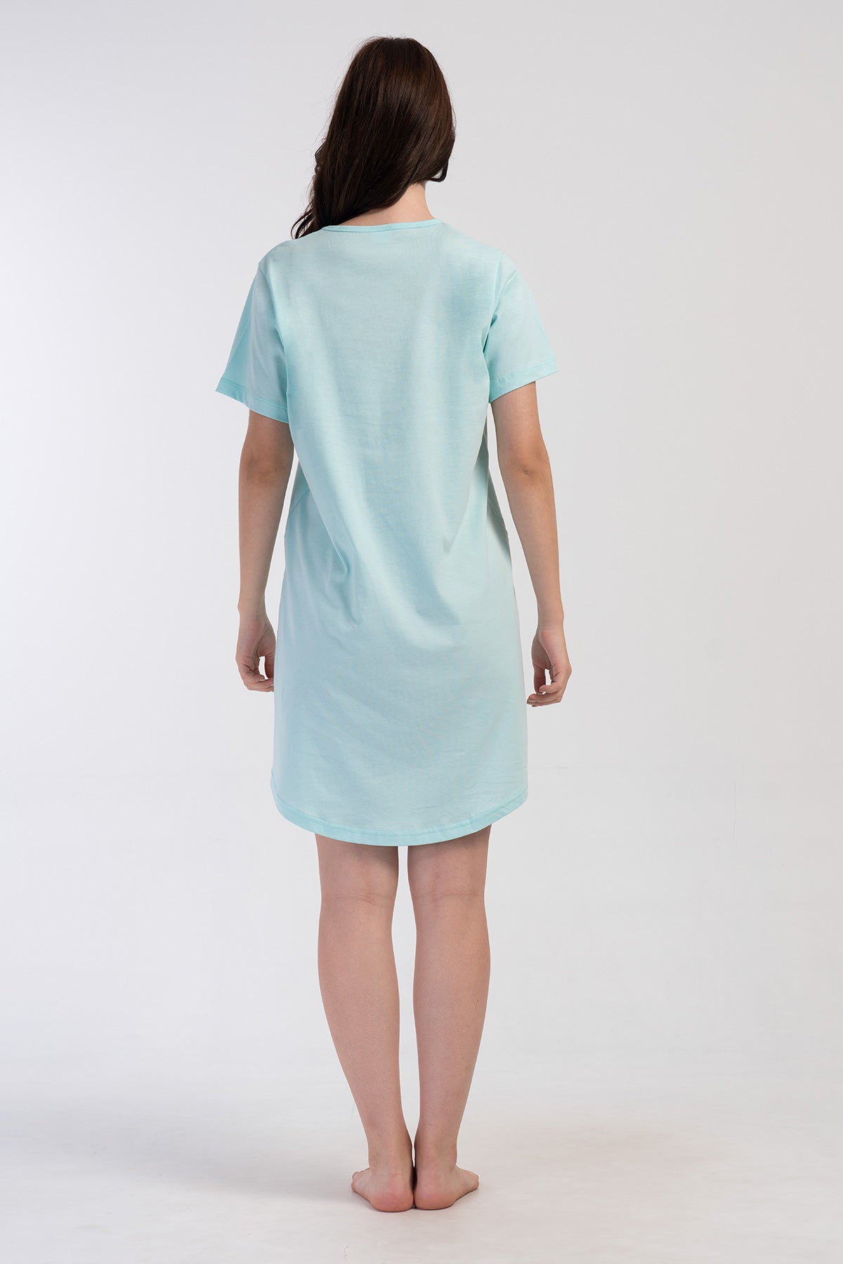 KADIN P.SUPREM XXL O YAKA KISA KOL ETEGI OVAL CEPLI TUNIK