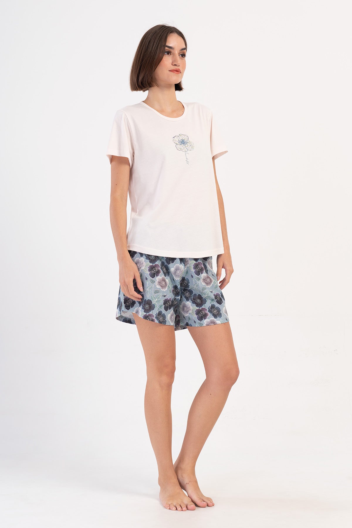 KADIN P.SUPREM XXL O YAKA KISA KOL ETEGI OVAL SORT TAKIM