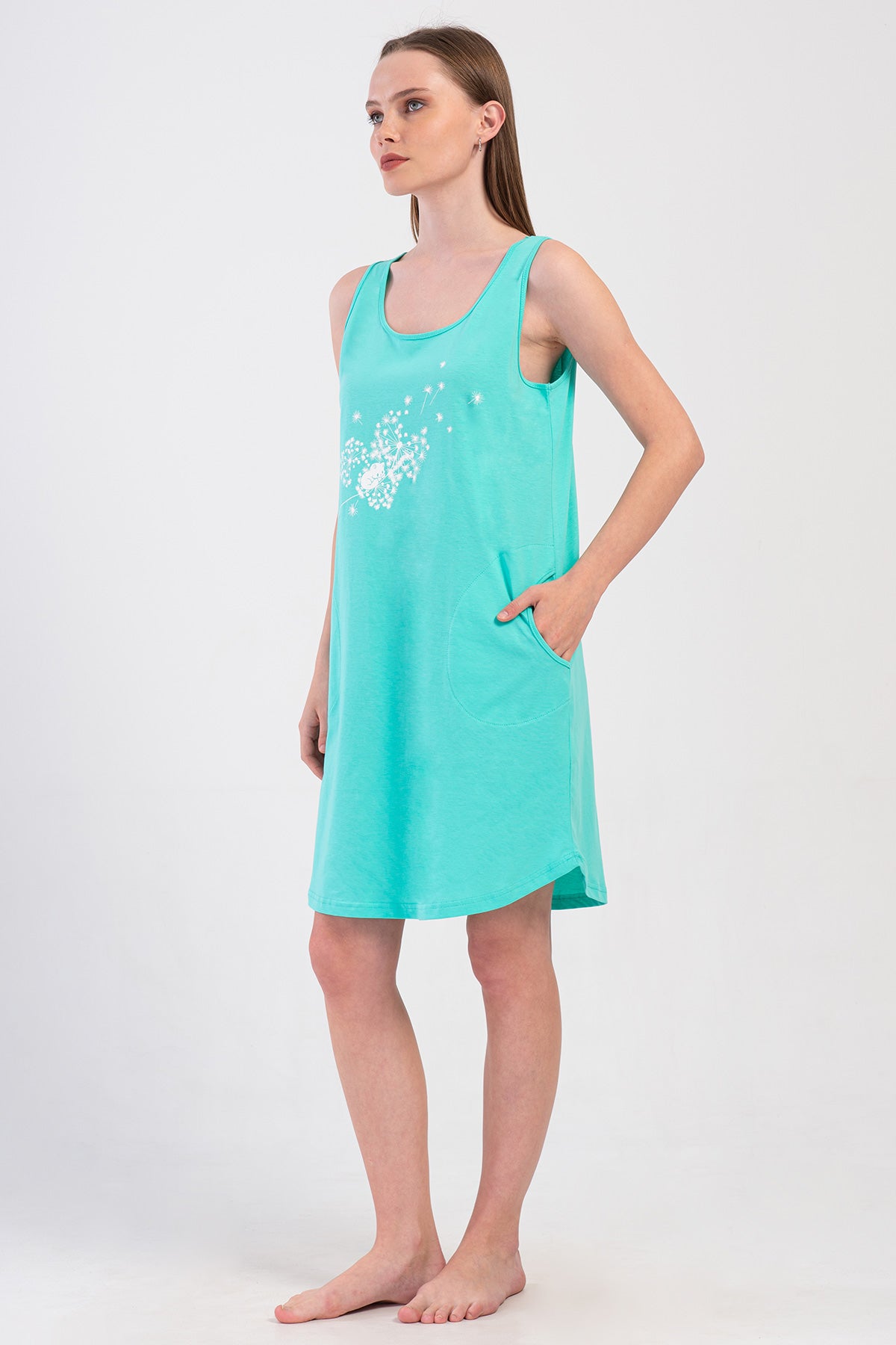 KADIN P.SUPREM GENIS ASKILI ETEGI OVAL CEPLI TUNIK